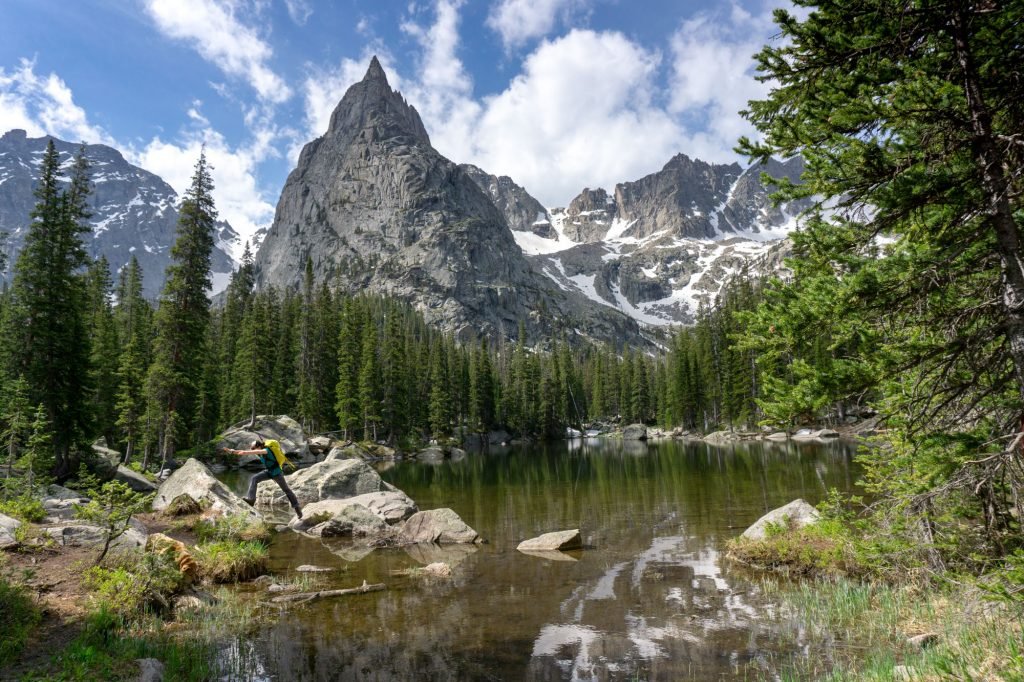 Lone Eagle Peak and Mirror Lake explorehub.ai