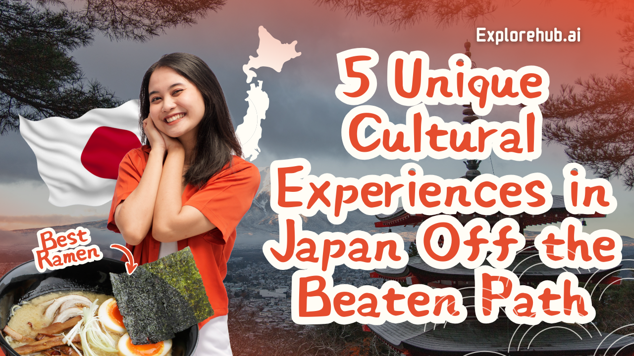 5 Unique Cultural Experiences in Japan Off the Beaten Path