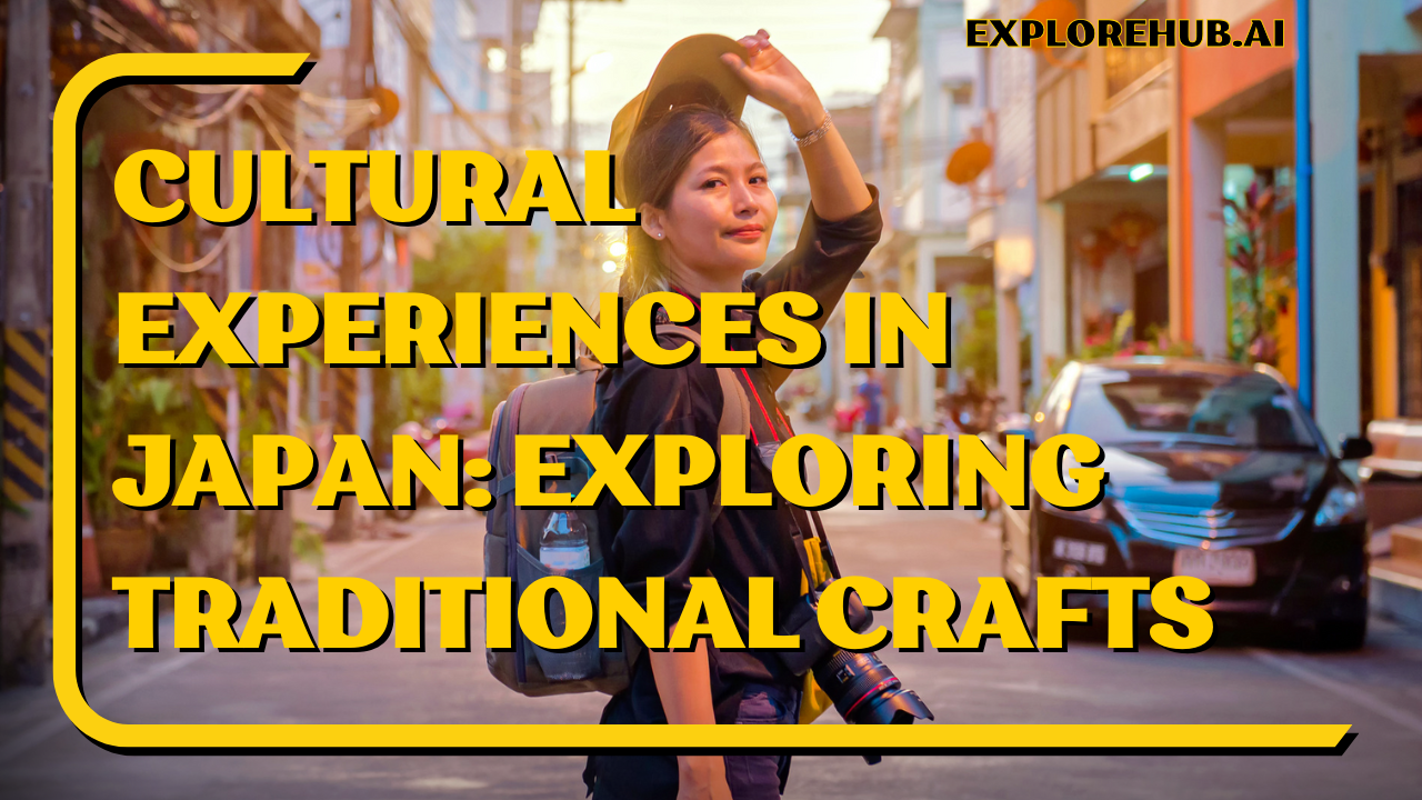 Cultural Experiences in Japan Exploring Traditional Crafts