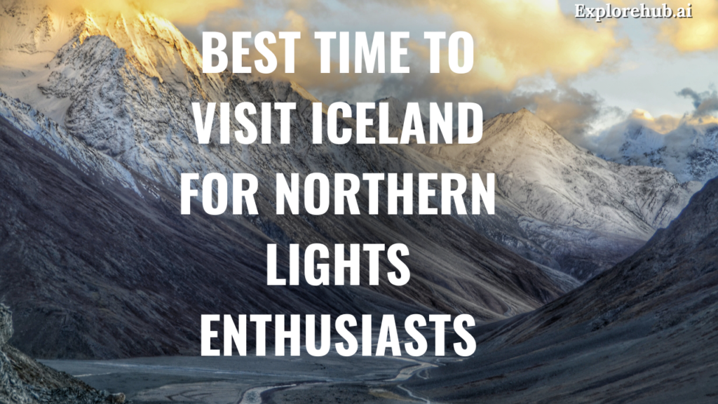 Iceland best time to go northern lights