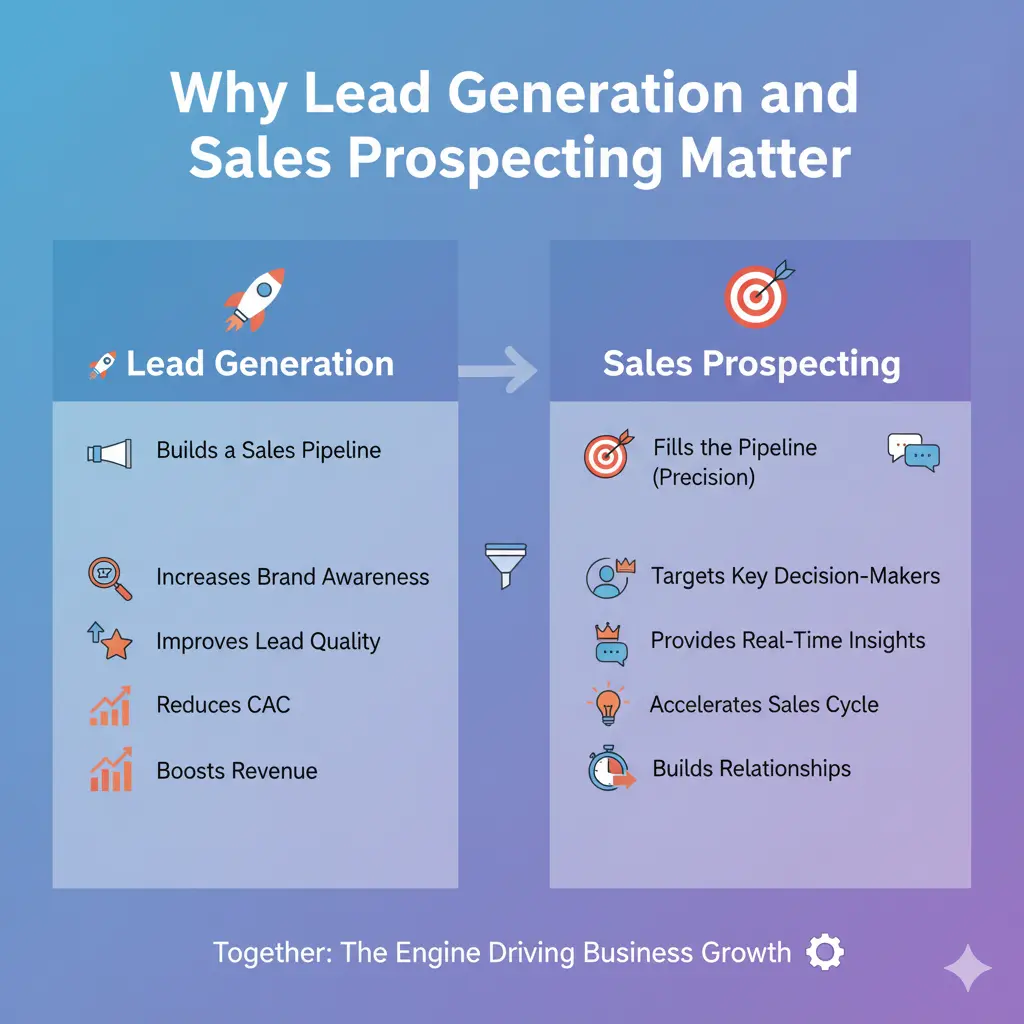 Why Lead Generation and Sales Prospecting Matter
