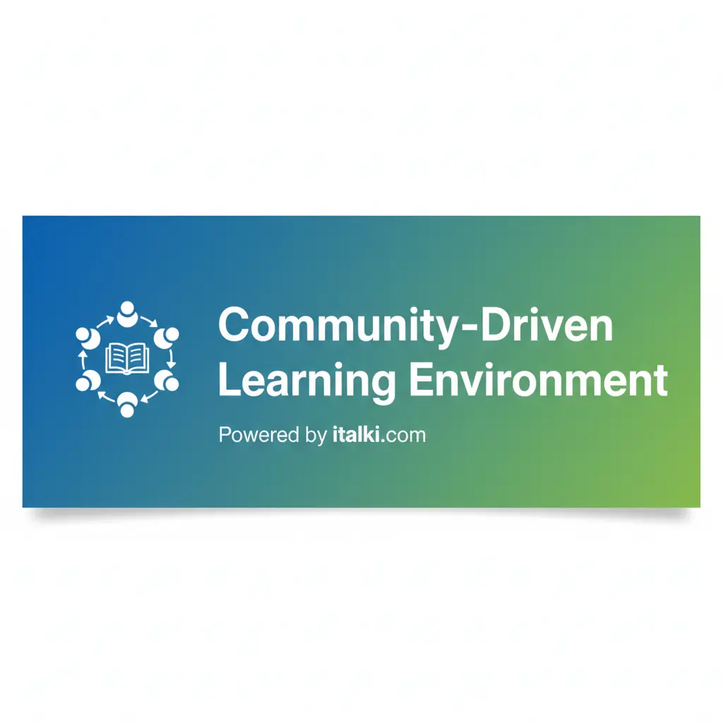 Community-Driven Learning Environment