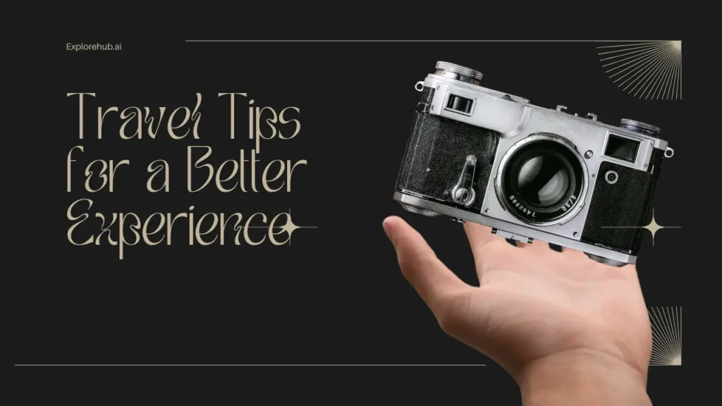 Travel Tips for a Better Experience