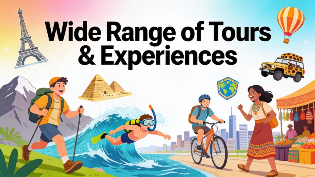 Range of Tours & Experiences