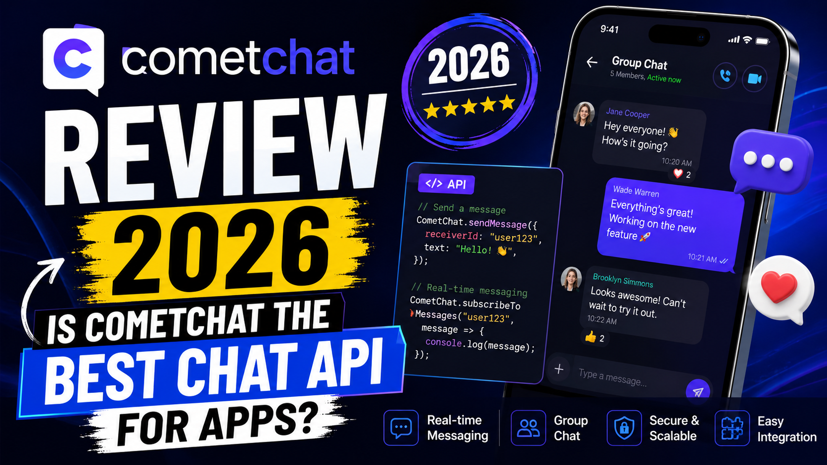 CometChat Review 2026: Is CometChat the Best Chat API for Apps?