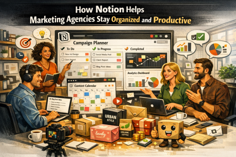 How Notion Helps Marketing Agencies Stay Organized and Productive