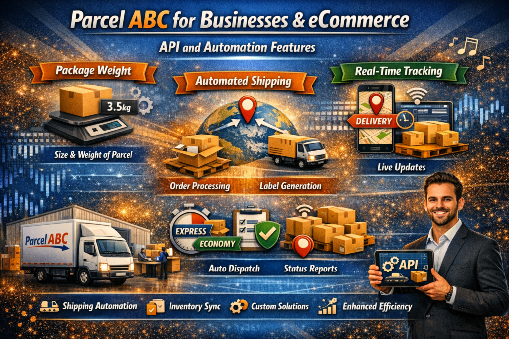 Parcel ABC for Businesses and eCommerce

API and Automation Features