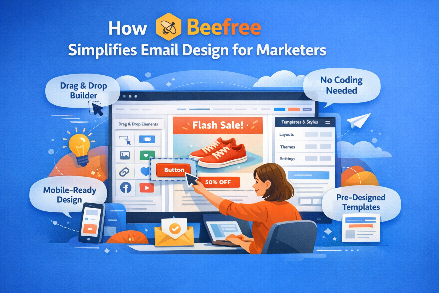 How Beefree (Email & Landing Page Builder) Simplifies Email Design for Marketers