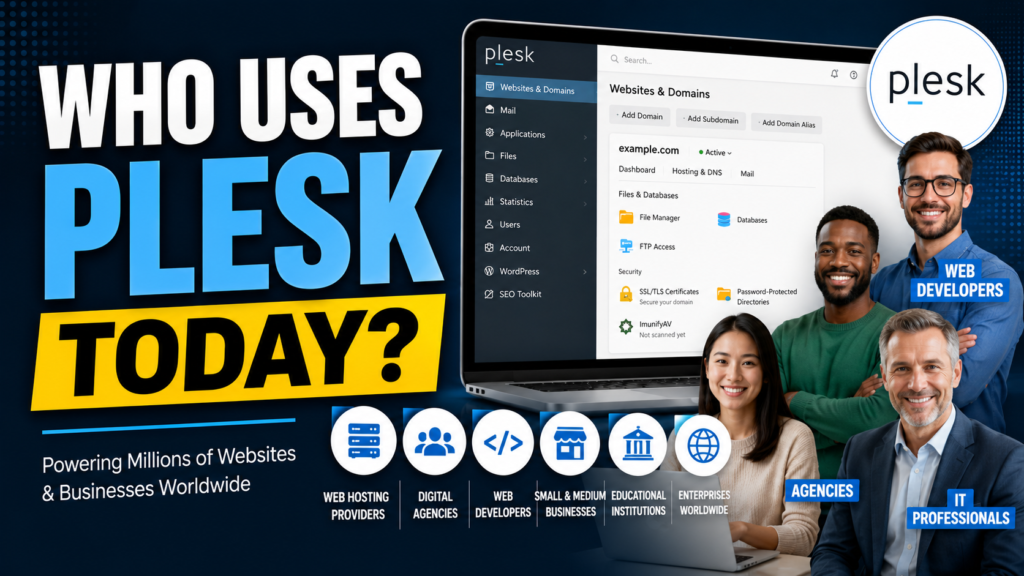 Who uses Plesk today?