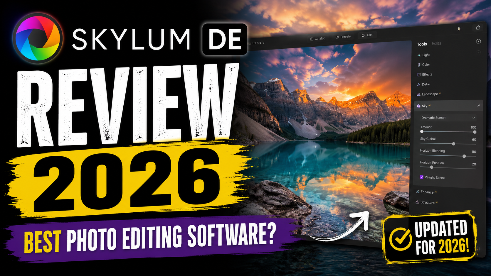 SKYLUM DE Review 2026: Best Photo Editing Software?