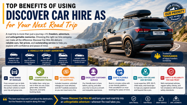 Top Benefits of Using Discover Car Hire AS for Your Next Road Trip