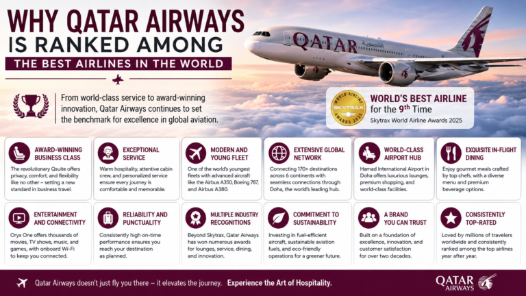 Why Qatar Airways Is Ranked Among the Best Airlines in the World